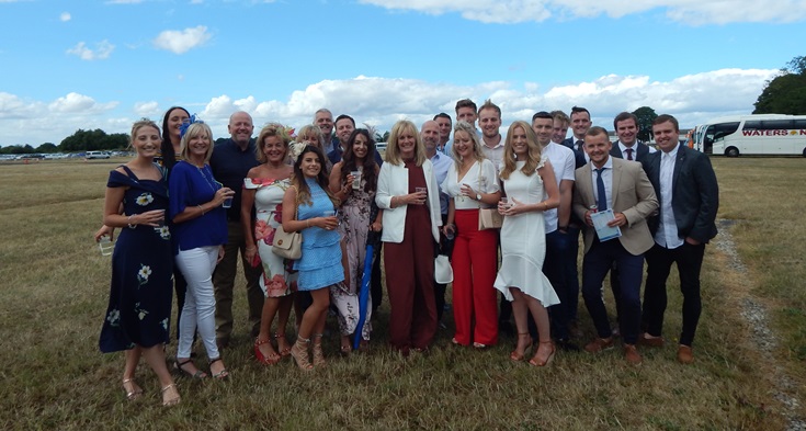 Corporate parties to the races